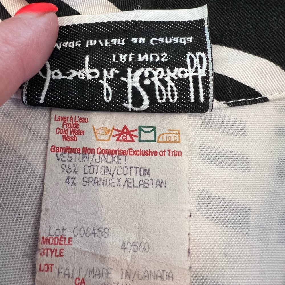 Vintage Joseph Ribhoff Trends Jacket - Picture 9 of 9
